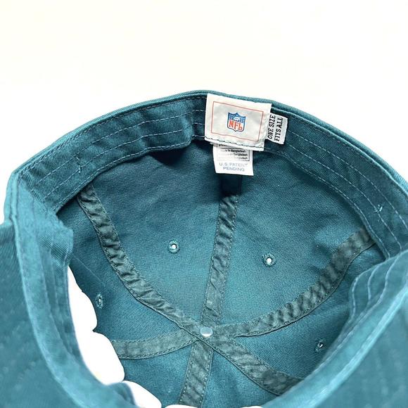 Philadelphia Eagles Hat One Size Flex Cap Embroidered NFL Teal Green Blue Y2K - Picture 10 of 12
